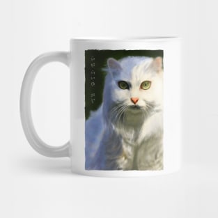 Persian Cat - White Mug